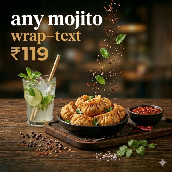 Fried Momo +Any Mojito