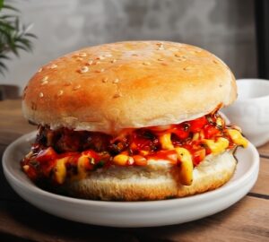Spicy Barbeque Burger