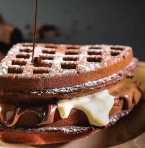 Belgian chocolate waffel