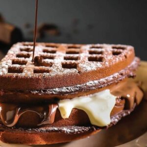 Belgian chocolate waffel